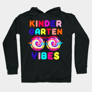 Back To School Kindergarten Vibes Tie Dye Sunglasses Hoodie